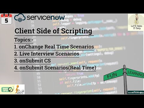 (Day 5)onChange Client Script ServiceNow | onSubmit Client Script | Real Time Coding Demonstration