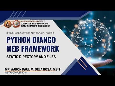 9 Static Directory and Files - Python Django Web Framework