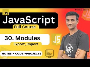 JavaScript Modules Tutorial | ES6 Import & Export Explained with Examples 🔥 (Beginner to Advanced)