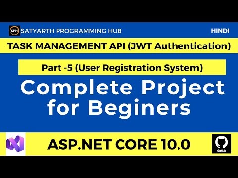 ASP.NET Core Web API User Registration with Password Encryption | Complete Beginner Guide (Part 5)