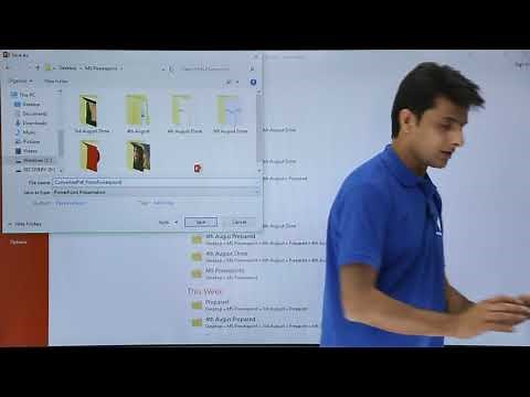 PowerPoint - Convert to PDF file