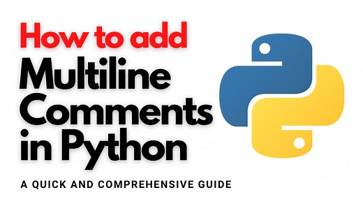 How to Add Multiline Comments in Python - Learn Coding Fast