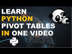 Pivot Tables in Python using Pandas