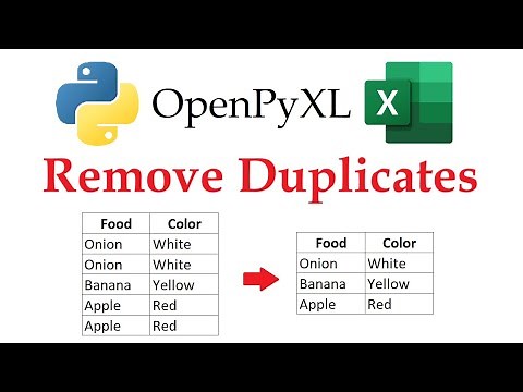 OpenPyXL Excel Duplicate Removal in Seconds