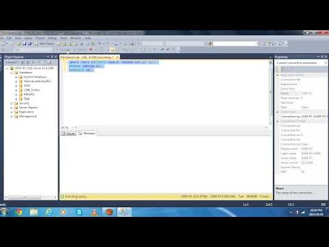 CREATE TABLE AND INSERT DATA USING QUERY IN SQL SERVER(DATABASE)