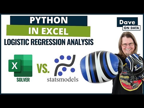 Solver vs. Python in Excel - Which is Best for Logisitc Regression?