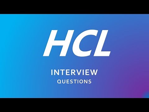 HCL Interview Questions for freshers | HCL | Technical | HR |