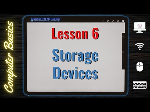 What are Storage Devices | Lesson 6 | Computer Literacy