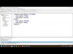 Omron PLC Structured Text Programming | CX-Programmer Structured Text Programming | Even Odd Program