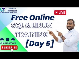 Free SQL & Linux Webinar ( Day 5 )