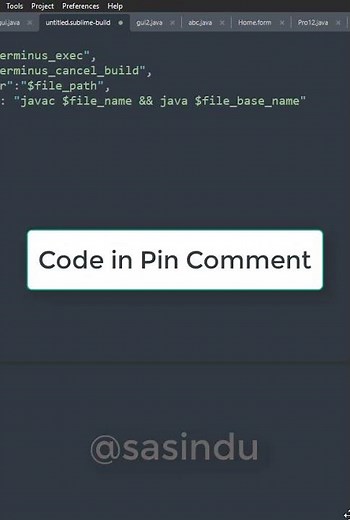 How to compile and run Java code in Sublime Text 4 #short #javaforbeginners #javaprogramming