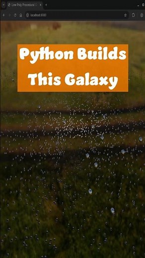 Build a 3D Galaxy with Python