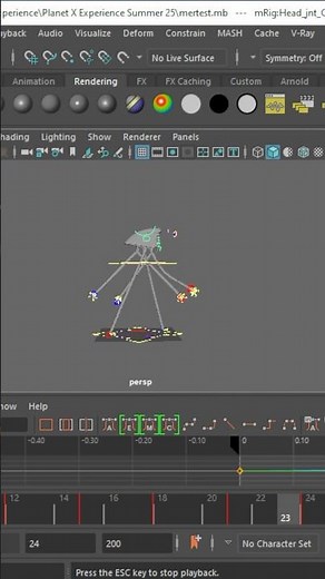 "Creature Walk Cycle Test: Bringing My Monster to Life!"
