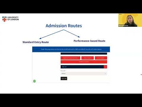 University of London Computer Science Online Programme Admissions Webinar