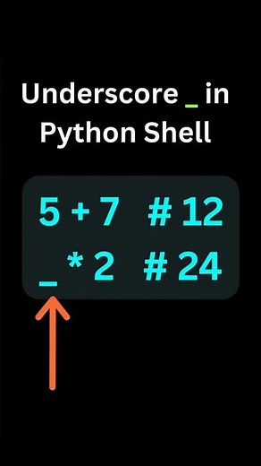 “The Secret Use of _ in Python 🤯 #programming #coding #pythonforbeginners