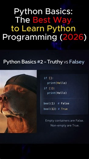 Python Basics: The Best Way to Learn Python Programming (2026) | Memes #ai #python #programming