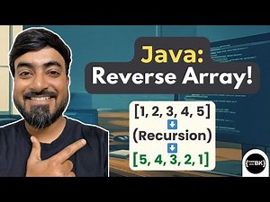Java Program to Reverse an Array Using Recursion
