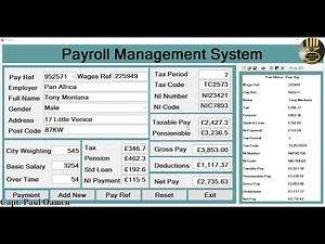 How to Create Advanced Payroll Management Systems with MS Access in Visual Basic.Net - Full Tutorial