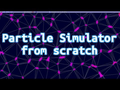Making a Free Particle Simulator from scratch!