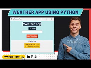Create a Weather app in Tkinter (Part -1) | Python GUI | #tkinter #weatherApp #python_project