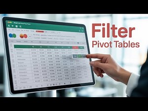 How to make Pivot Table and Apply Filters - Summarized presentation of Data -