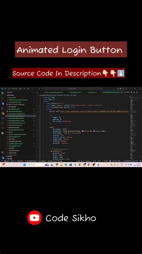 Interactive UI Button That Opens a Form #webdesign #animation Code Sikho with AJ