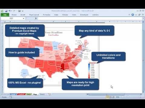How to Create a Data Map in Excel - 3 Step Excel Mapping Tutorial