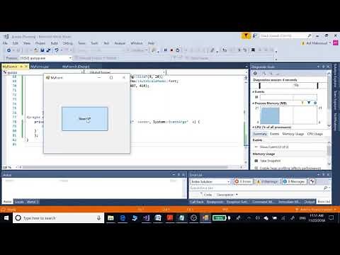 Create GUI in c++ and c# on Visual studio 2017 using Windows Form with Input Output 53