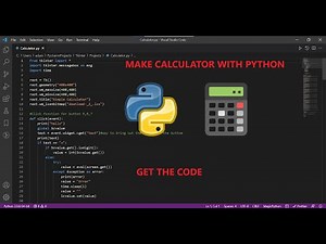 Make a working calculator with python 😮🔥🤫||Get the code in GitHub||Python Tkinter tutorial