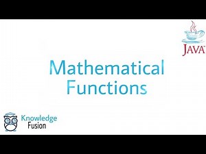 Introduction to Mathematical Functions in JAVA | ICSE
