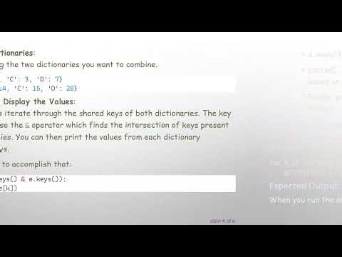 How to Combine Two Dictionaries with the Same Keys in Python
