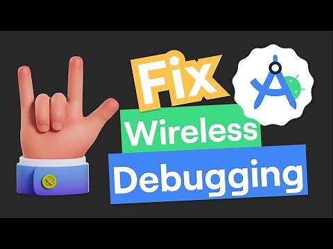 Android Studio Wireless Debugging with easy fix