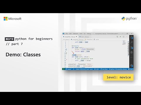Demo: Classes | More Python for Beginners [7 of 20]