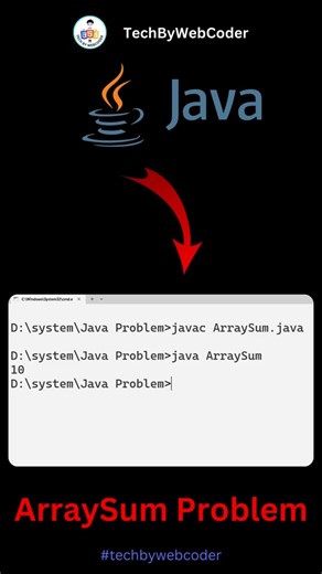 Day 3:🟢 How To Solve ArraySum Problem For Java Beginnner | 25 Days of Code