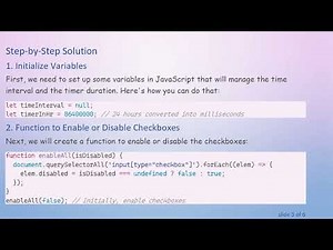 How to Make Your Checkbox Clickable Only Once in 24 Hours