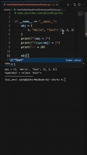 How To Get Value From Dictionary In Python