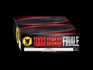 Fireworks Demo (500 Gram Zipper/Finale Cake) - 1000 Gram Finale (Black Cat) - 2 Cakes