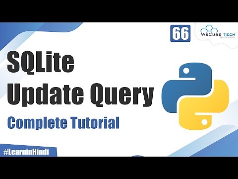 What is Update Query in SQLite with Examples | Python Tutorial