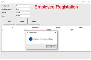 Python Crud Tkinter Step by Step Mysql Database | Tutusfunny
