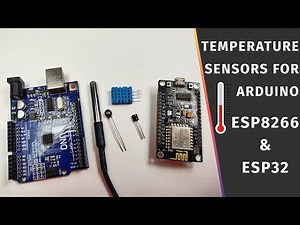 WebServer using DS18B20 Temperature Sensor Tutorial with Arduino and ESP8266