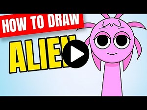 How to Draw a Alien in Easy Drawing