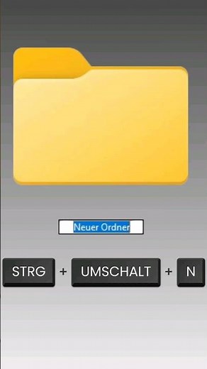 Create & Rename New Folder #windows11 #shorts