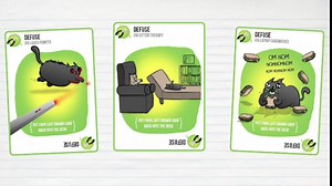 Exploding Kittens Original Edition - 2-5 Players - Ages 7+ - 15 Minutes to Play - High Stakes Card Game - Party Game, Family Game Night, Kid and Adult Card Game