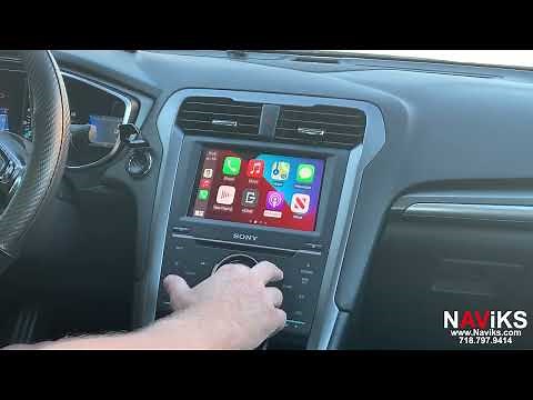 2013 - 2016 Ford Fusion (MyFord Touch SYNC 2) Apple CarPlay + Android Auto (Wired & Wireless)