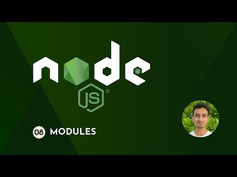 Node.js Tutorials - 8 - Modules