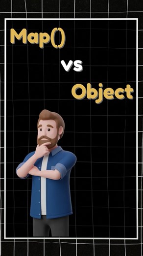 The coding monk | Map vs Object in JavaScript — what’s the real difference? 🤔 Both store key-value pairs, but they work very differently! In this reel, I’ll... | Instagram