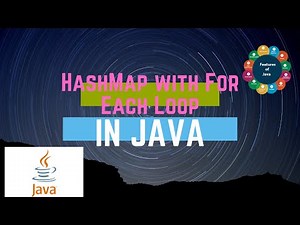 HashMap With For Each Loop|Java Basic Code