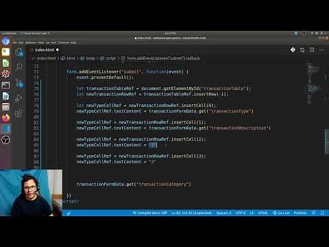 Agregando datos a una tabla desde un formulario - Html - Javascript - Curso de javascript html y css