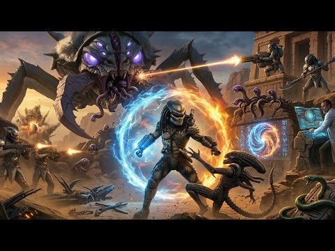 Predator vs Giant Monster 🔥 The Most INSANE Battle on Earth You Can't Miss!