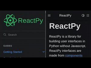 Building Powerful User Interfaces in Python with ReactPy - A Beginner's Guide